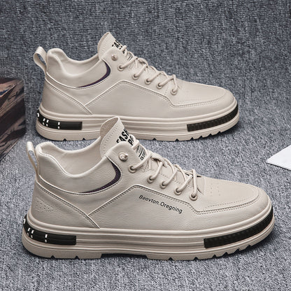 👟【39-442025 Pánské prodyšné kožené obchodní ploché boty, módní a všestranné✅měkké a lehké✅ --3930450