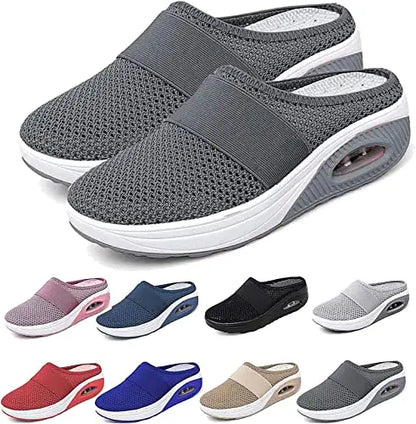 【Nuevo producto a precio reducido】【35-43】Zapatillas 2026 de malla hueca con amortiguación de aire y alta elasticidad para caminar sin cansar