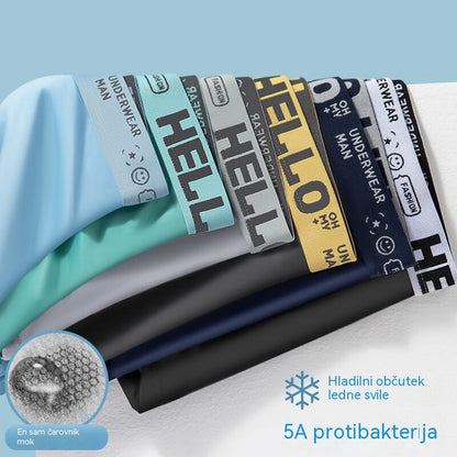【6 kusov】Pánske antibakteriálne spodné prádlo z bavlny Ice Silk