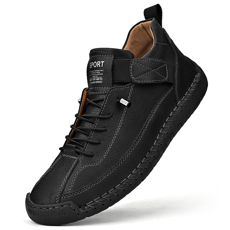 🔥【50% OFF】【38-48】Ležérní pánská obuv pro volný čas, pracovní obuv, outdoorová obuv, šitá obuv - 3872369