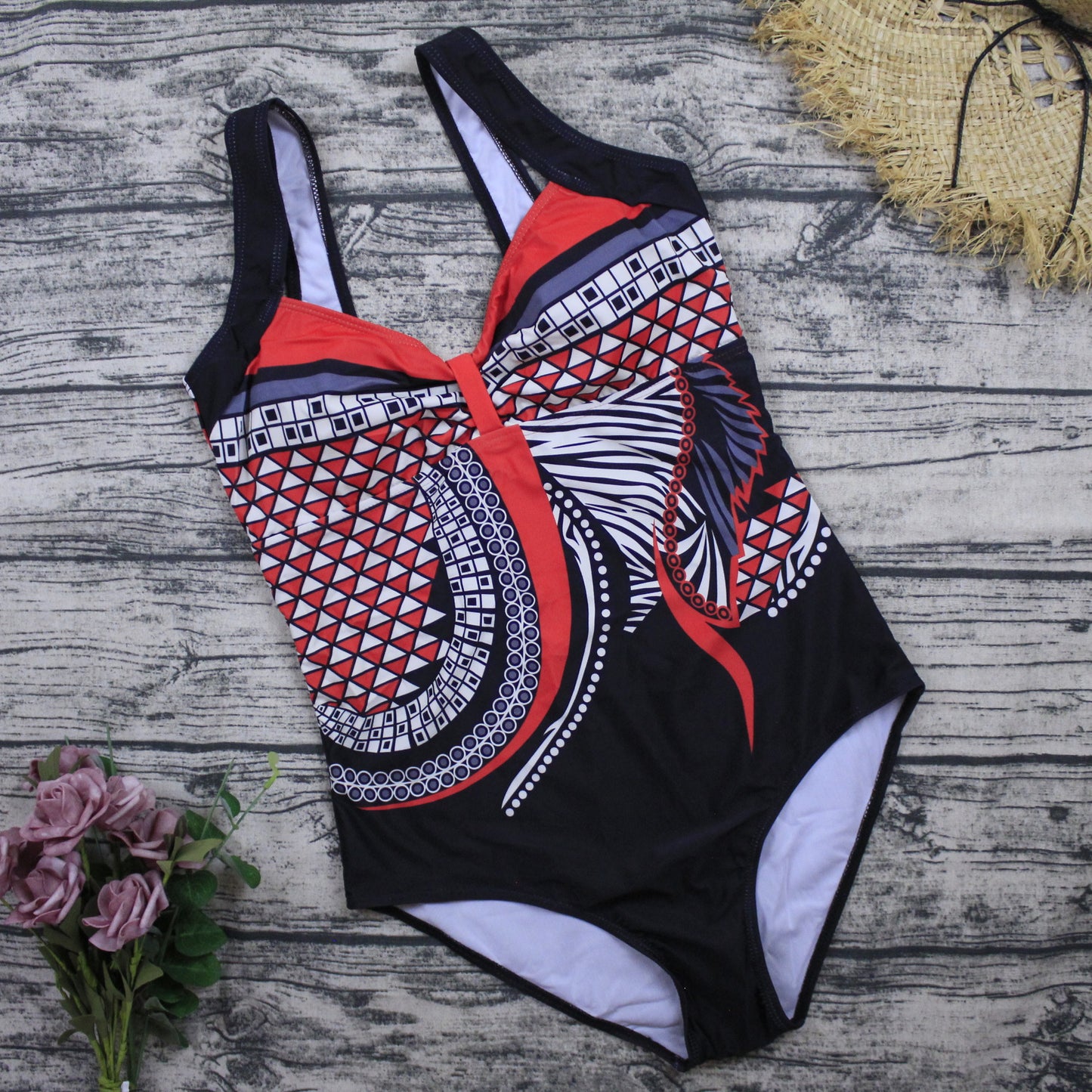 🩱🏊‍♀️【S-3XL】Výpredaj sezóny🏊‍♀️ Nové retro plavky 2026, vintage vzor, štýl bikiny