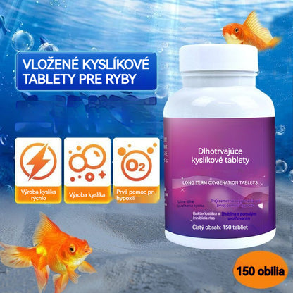 🐟【150 tabliet】💧 Šumivé tablety na čistenie vody v akváriu a jazierku, okysličovacie tablety na akváriu 🔥