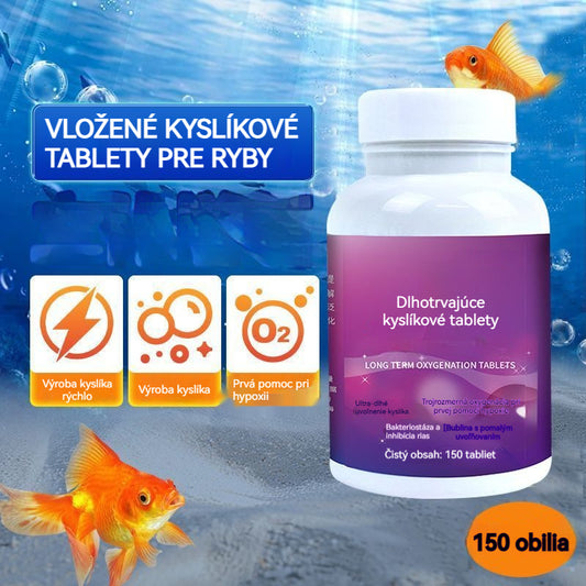 🐟【150 tabliet】💧 Šumivé tablety na čistenie vody v akváriu a jazierku, okysličovacie tablety na akváriu 🔥