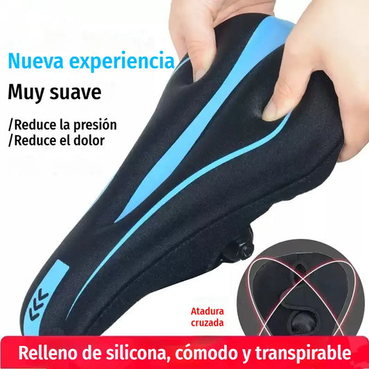 🚴 Funda de sillín para bicicleta con acolchado de silicona y revestimiento de PU – Suave, cómoda y antideslizante