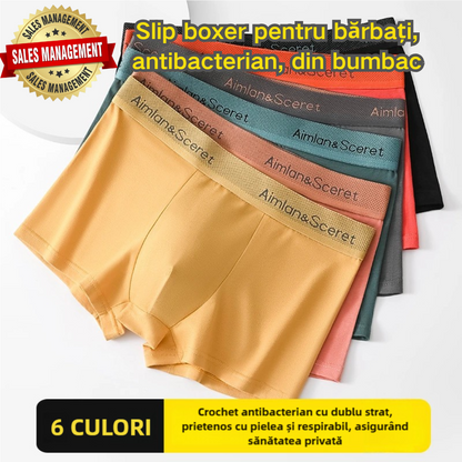 🔥【Balenie 6 kusov】Pánske boxerky z roku 2026 s antibakteriálnym dezodorantom, nové 【45-95 kg】