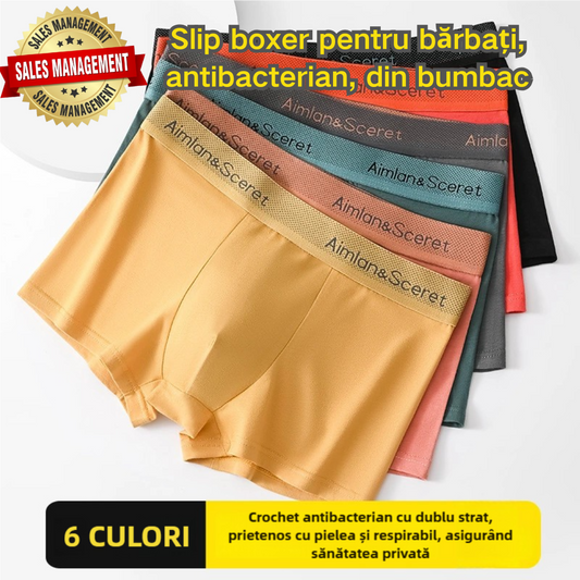 🔥【Balenie 6 kusov】Pánske boxerky z roku 2026 s antibakteriálnym dezodorantom, nové 【45-95 kg】