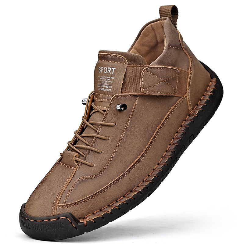🔥【50% OFF】【38-48】Ležérní pánská obuv pro volný čas, pracovní obuv, outdoorová obuv, šitá obuv - 3872369
