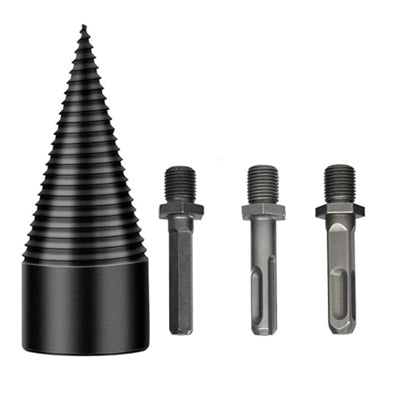 ✨¡Último día de descuento! 🌳Juego de brocas para madera: broca espiral cónica de alta resistencia para partir madera, que te ayudará a partirla rápidamente.
