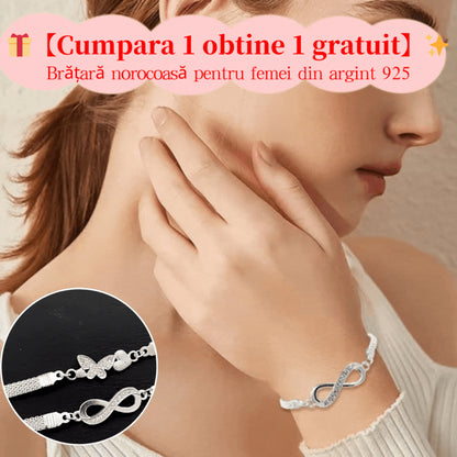 【🎁Kupte 1 a dostanete 1 zdarma】✨925 stříbrný náramek štěstí pro ženy -- 3901580