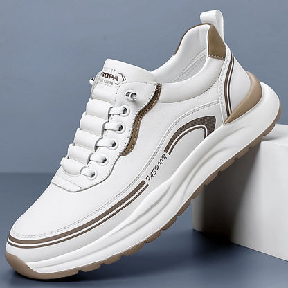 [39-45]👟Pantofi sport din piele rezistentă la apă și murdărie, cu talpă moale pentru confort maxim