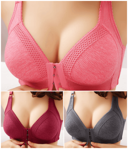 💥【Balení po 3】🔥❤️ Vysoce kvalitní bezešvá push-up podprsenka, módní a sexy, zabraňuje vypadávání --3939600
