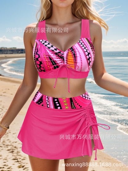 Letná zľava 50 % 🩱👙【S-2XL】Dámske štýlové zoštíhľujúce dvojdielne plavky
