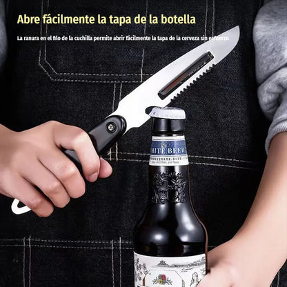 🔪 Pack de 3 peladores multifuncionales de acero inoxidable 🧅