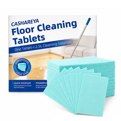 💦🏡【3 paquetes · 90 láminas】Láminas limpiadoras concentradas para suelos, solubles en agua
