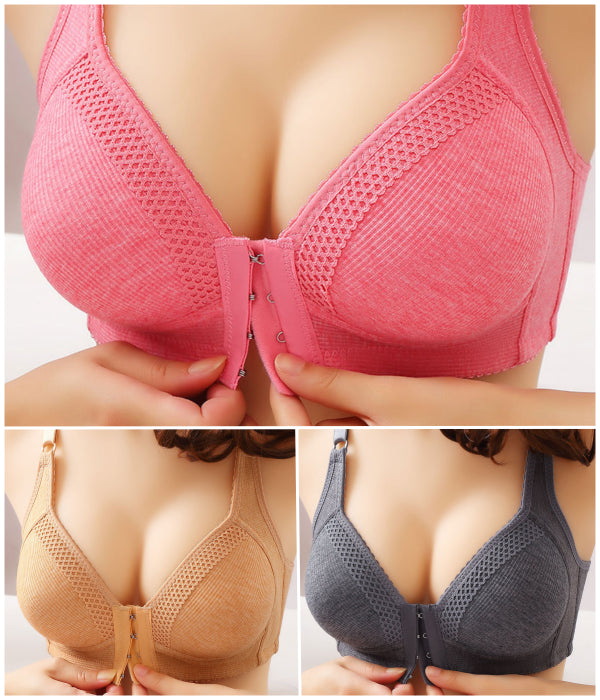 💥【Balení po 3】🔥❤️ Vysoce kvalitní bezešvá push-up podprsenka, módní a sexy, zabraňuje vypadávání --3939600
