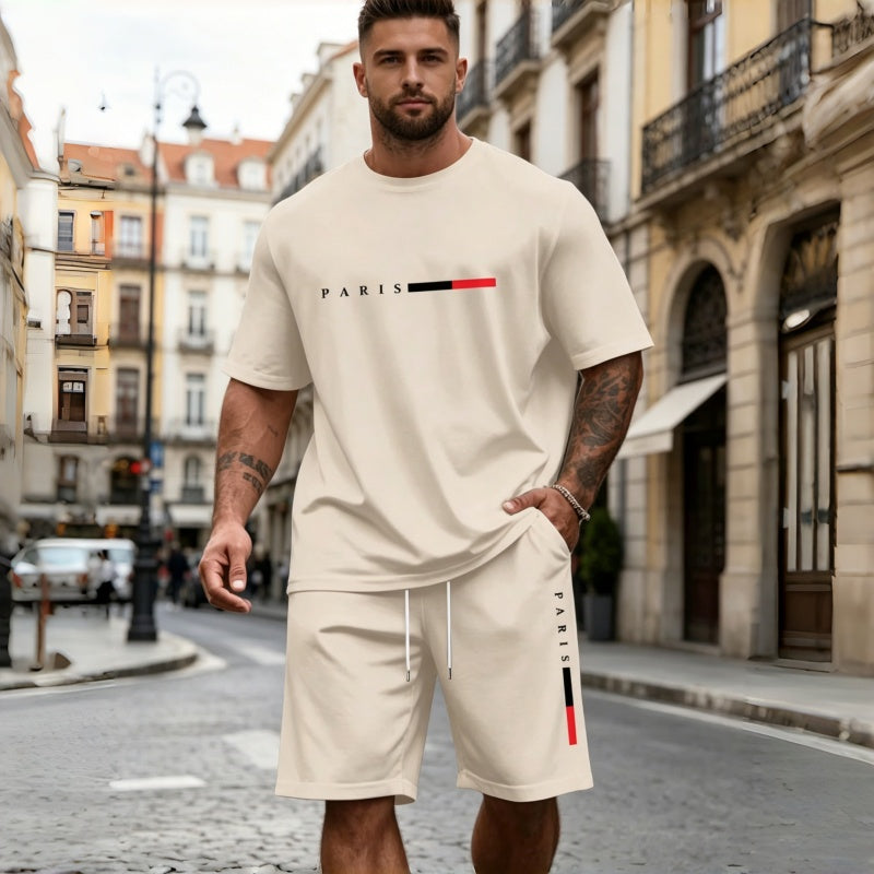🔥👌【S-5XL】Pánska dvojdielna letná športová súprava: Ideálna na každodenné nosenie aj na ležérne oddychovanie doma✅Platba na dobierku