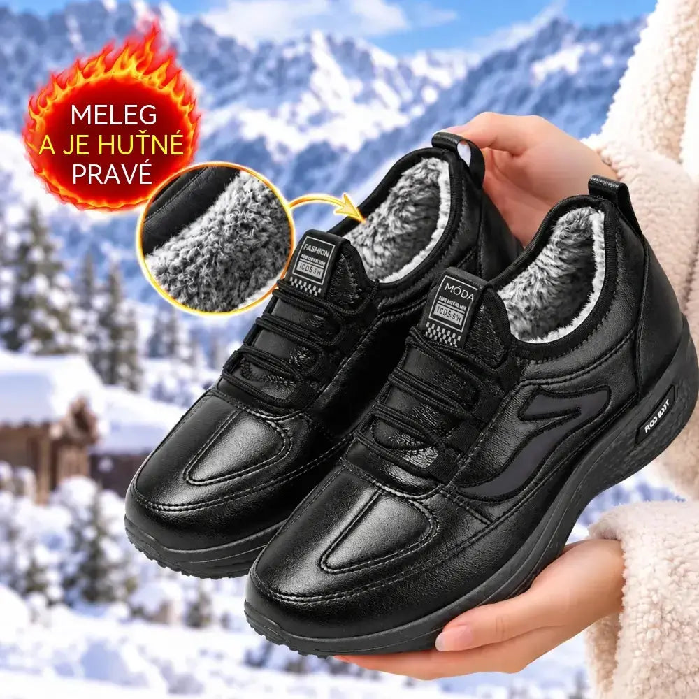 👞【39-45】Pánska športová zimná obuv, hrubá kožušinová podšívka, nepremokavý zvršok, odpružená protišmyková podrážka🥰