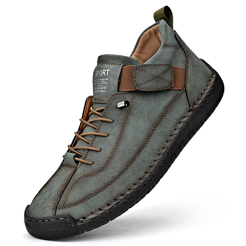 🔥【50% OFF】【38-48】Ležérní pánská obuv pro volný čas, pracovní obuv, outdoorová obuv, šitá obuv - 3872369
