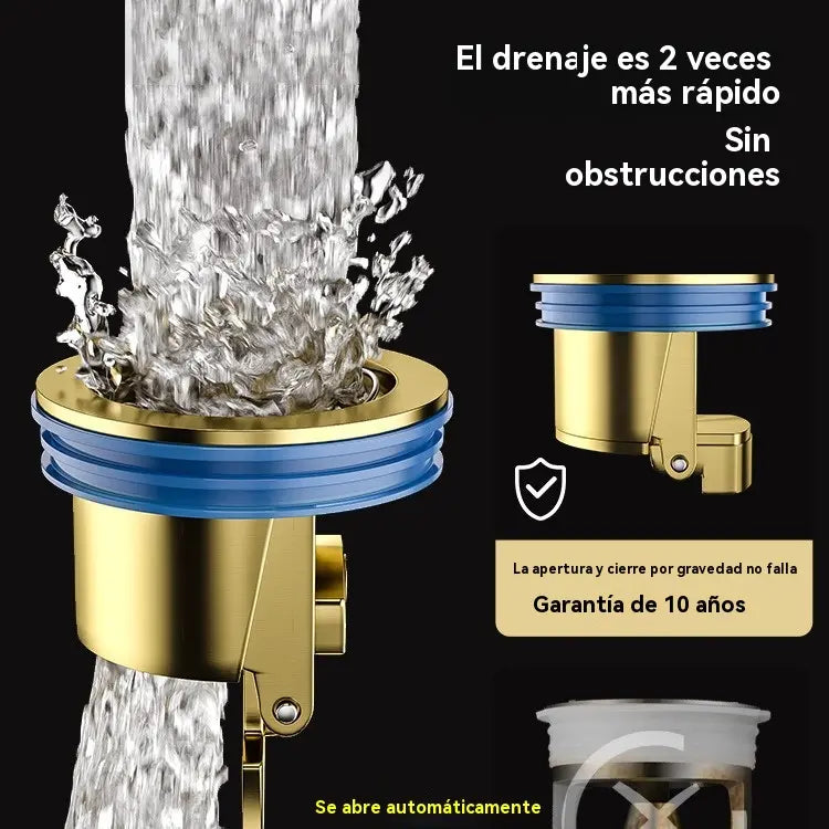 🔥【Compra 1 y llévate 1 gratis】🚿 Válvula antiolores para desagüe de suelo – Ayuda a evitar malos olores y la entrada de insectos ✨
