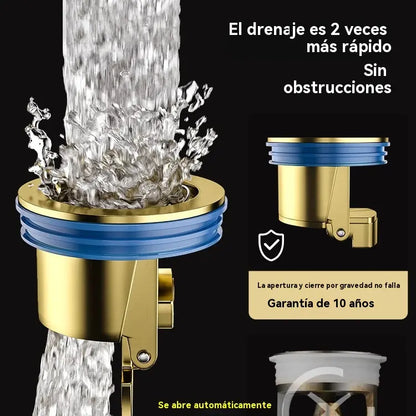 🔥【Compra 1 y llévate 1 gratis】🚿 Válvula antiolores para desagüe de suelo – Ayuda a evitar malos olores y la entrada de insectos ✨