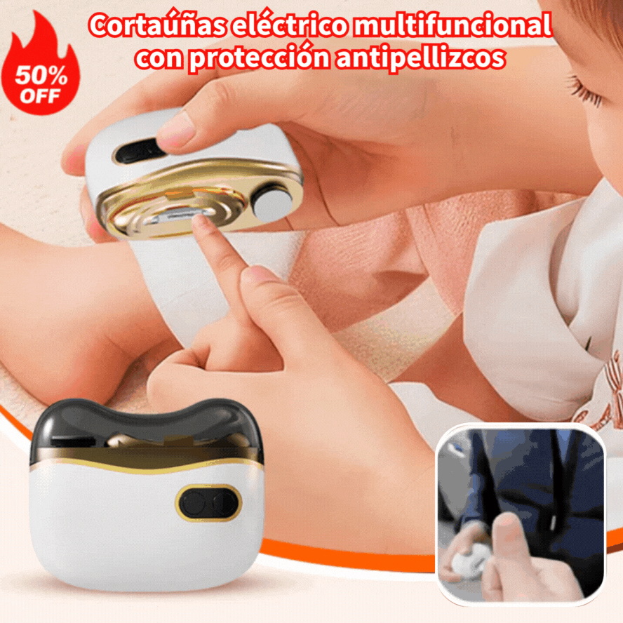 💅 ✨ ¡Nueva versión 2026! Lima de uñas automática: cuidado seguro y delicado para tus uñas 👶🔧