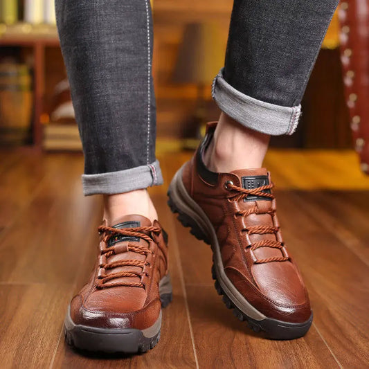 Éxito de ventas: Nuevos zapatos de piel para hombre para el invierno de 2026 — Comodidad absoluta