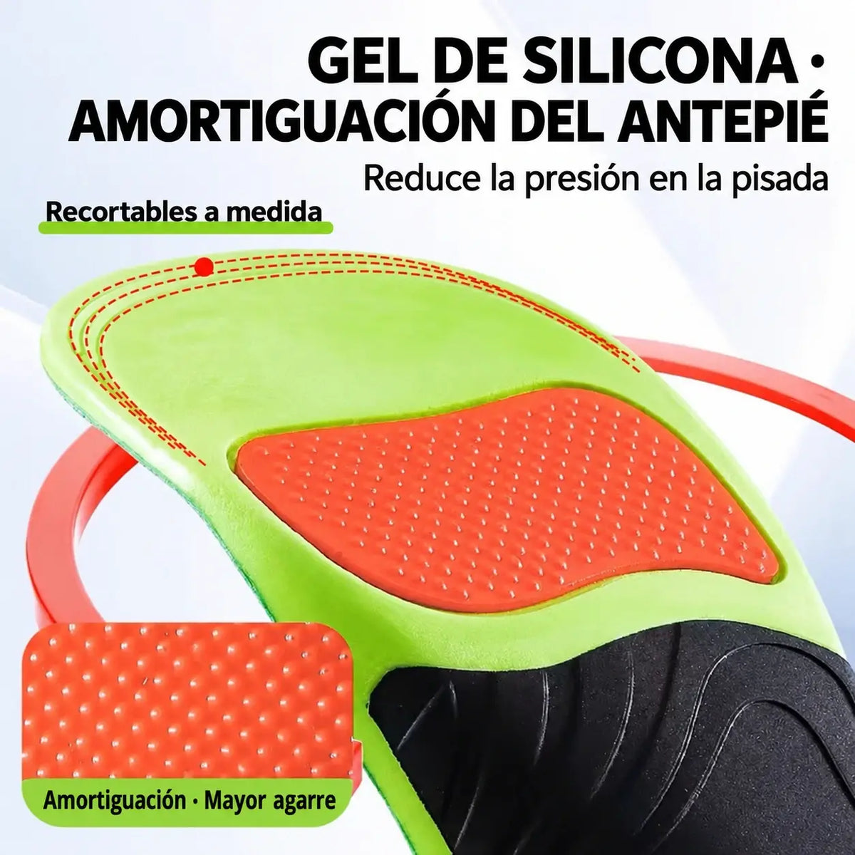 🔥【Compre 1 y obtenga 1 gratis】👣【35-46】⚡ Plantillas Deportivas Ortopédicas con Soporte de Arco – Amortiguación Total y Máxima Comodidad