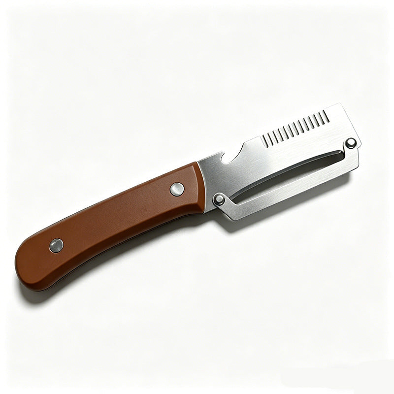 【50%OFF】✅Compra 1 y llévate 1 gratis 🧅🔪 Pelador de cocina multifuncional 3 en 1: ¡Pela, corta y abre botellas! 🔥