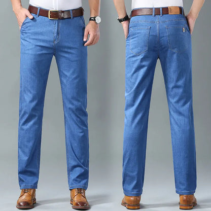 👖💥Jednoduché, ležérne a všestranné pánske džínsy nadmernej veľkosti