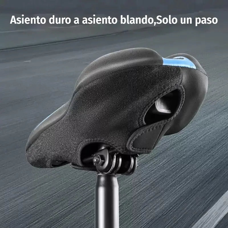 🚴 Funda de sillín para bicicleta con acolchado de silicona y revestimiento de PU – Suave, cómoda y antideslizante