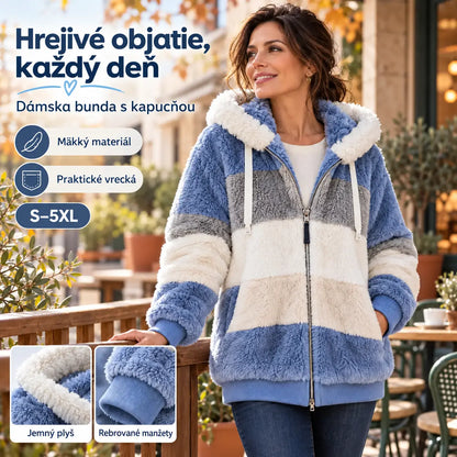 🔥 Posledný deň – zľava 50 % ❄️【S–5XL】Nový dámsky teplý kabát 2026, so zosilnenou plyšovou podšívkou a kontrastným dizajnom ✅ Platba na dobierku