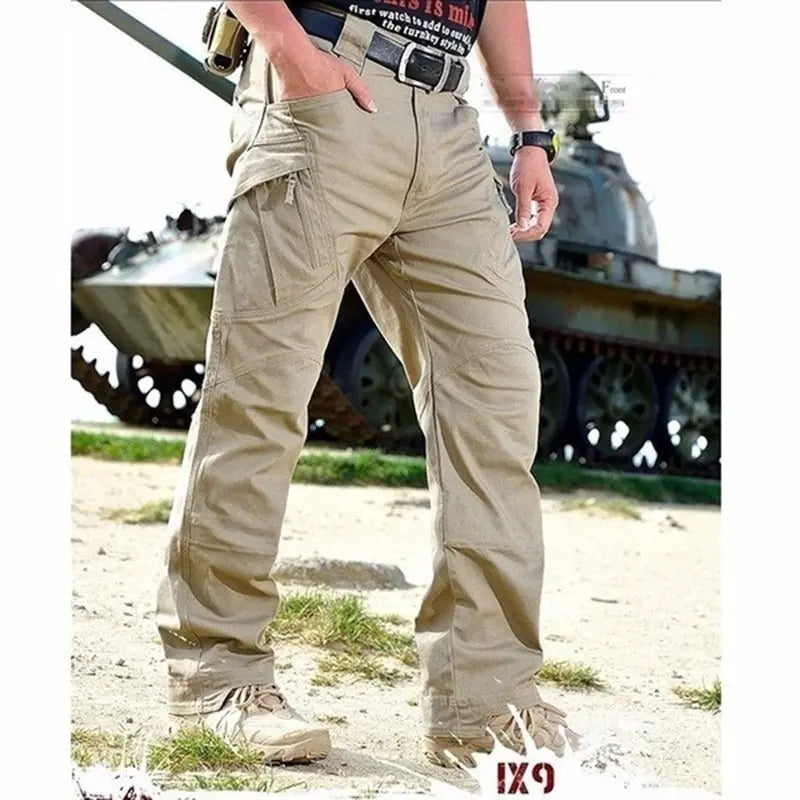🔥🔥【S–5XL】Pánske cargo nohavice v armádnom štýle · Odolné, pohodlné a viackapsové · 50% zľava + rýchle doručenie