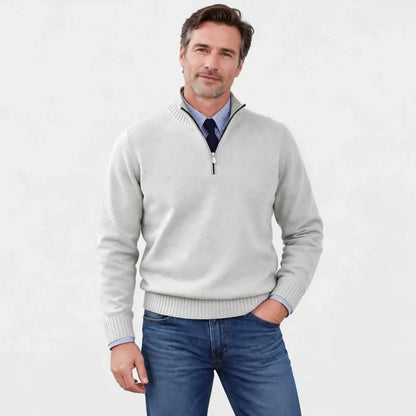 【L-5XL】Suéteres con cremallera, cálidos y populares para otoño e invierno