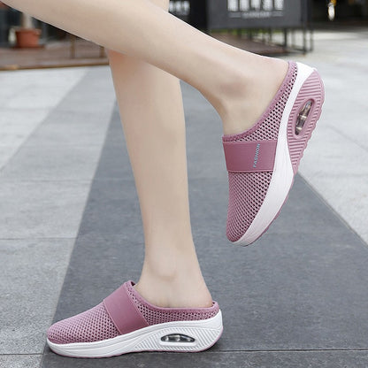 👡💨【Jarní novinka】【35-43】2025 Boty se vzduchovým polštářem s dutou síťovinou --3895234
