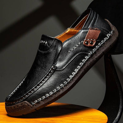 50% de descuento【38-48】Mocasines de cuero hechos a mano Pago contra entrega