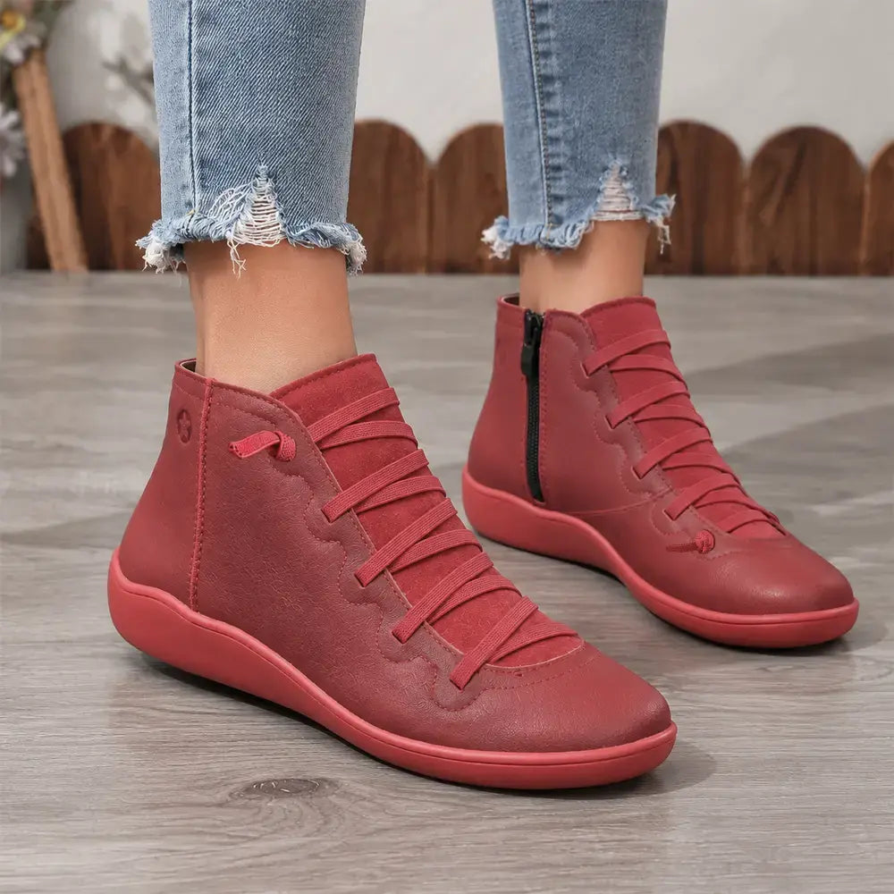 Nuevas zapatillas anchas de invierno para mujer 2026-botines casuales.