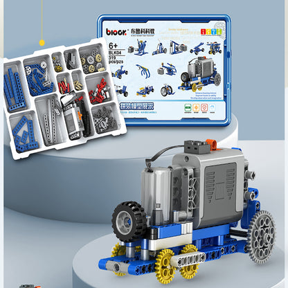🔥【Posledný deň: zľava 50 %】🤖🧩【312 dielikov】Programovateľná stavebnica robota, kompatibilná s LEGO