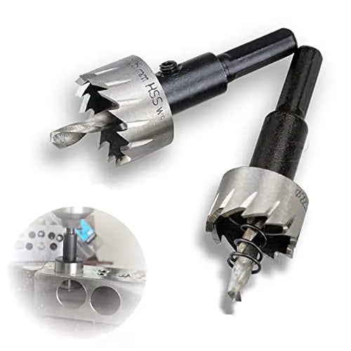 🔩⚙️【Juego de 5 piezas】Sierras de corona de acero rápido (HSS) con recubrimiento de titanio