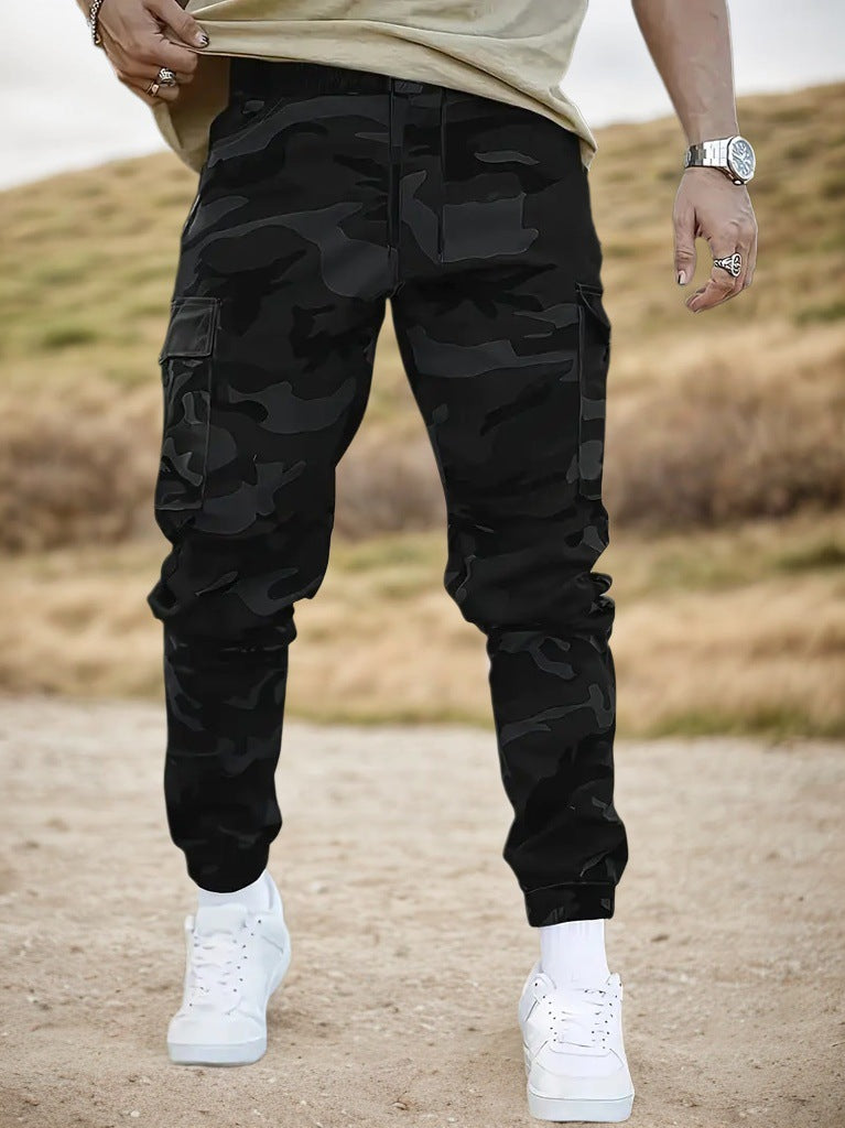 🛠️ 👖 Pantalones tácticos de trabajo resistentes: mezcla de nailon y algodón, muchos bolsillos funcionales, ideales para trabajar al aire libre 🌲