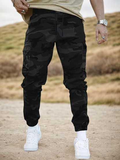 🛠️ 👖 Pantalones tácticos de trabajo resistentes: mezcla de nailon y algodón, muchos bolsillos funcionales, ideales para trabajar al aire libre 🌲