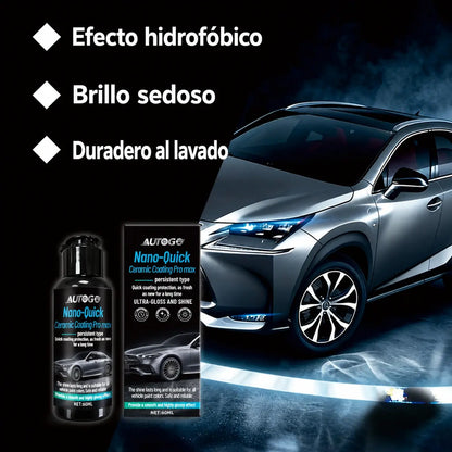 🚗✨ Recubrimiento nanocerámico de acción rápida para coches – Protección eficaz y duradera de la pintura