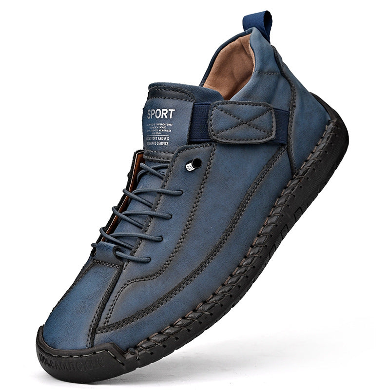 🔥【50% OFF】【38-48】Ležérní pánská obuv pro volný čas, pracovní obuv, outdoorová obuv, šitá obuv - 3872369