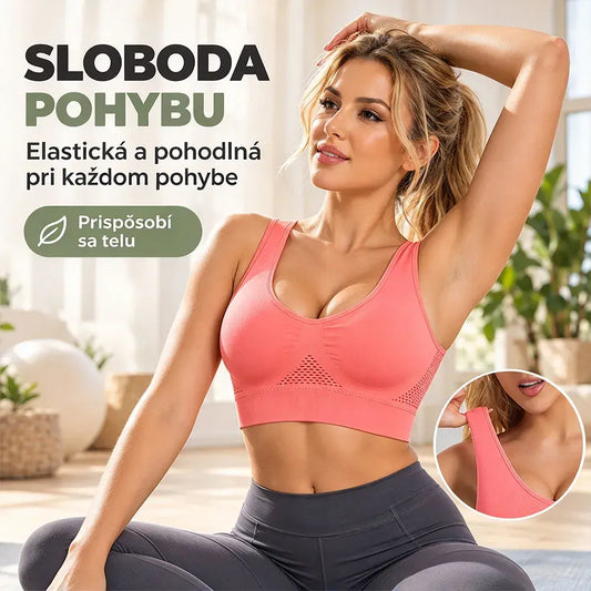 🥰【4-dielna sada】Priedušná a štýlová športová podprsenka ❤️【40-120 kg】.