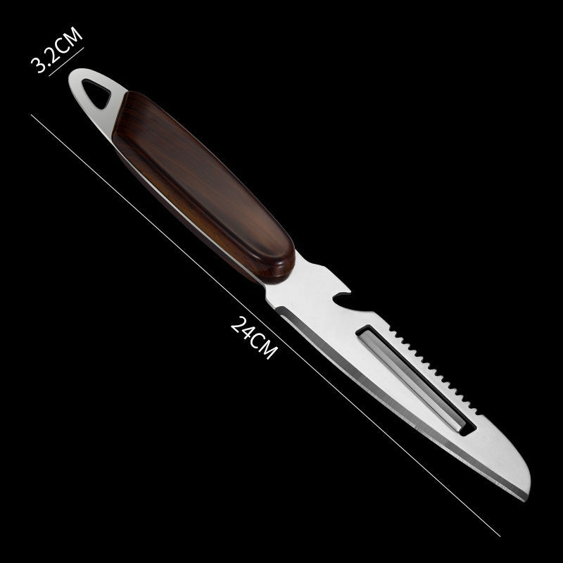 🔪 Pack de 3 peladores multifuncionales de acero inoxidable 🧅