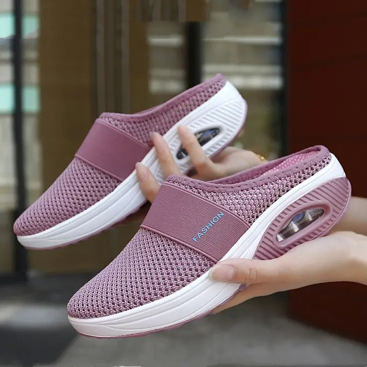 【Nuevo producto a precio reducido】【35-43】Zapatillas 2026 de malla hueca con amortiguación de aire y alta elasticidad para caminar sin cansar