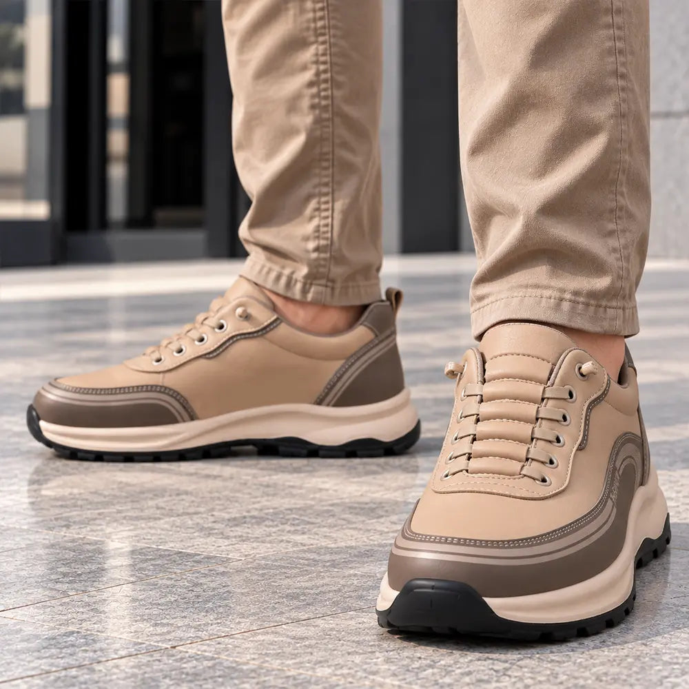 【Tallas 39-45】Zapatillas de piel impermeables y resistentes a las manchas con suelas suaves y cómodas